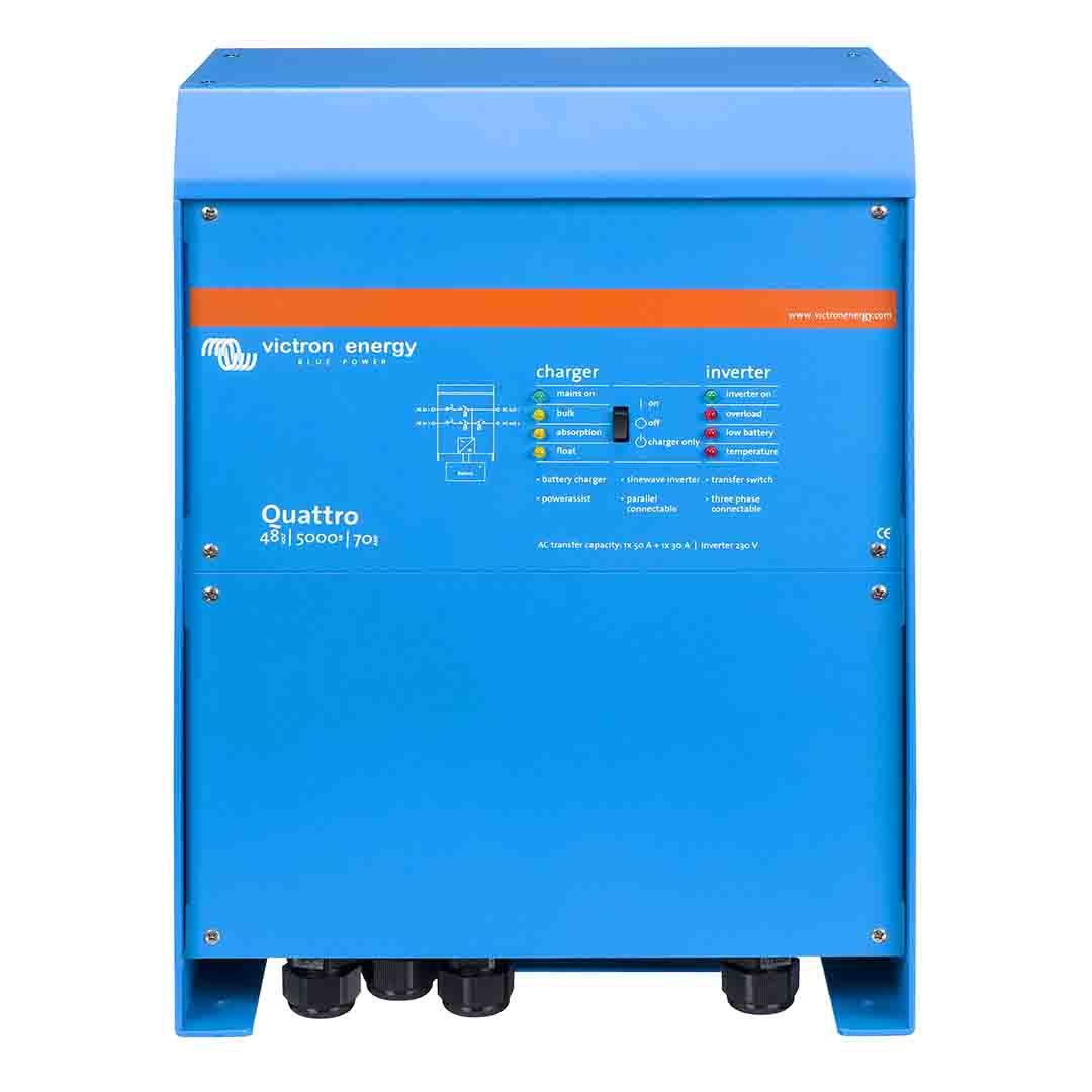 Inversor - Cargador Quattro 5kva 48v 48/5000/70-100/100 120v